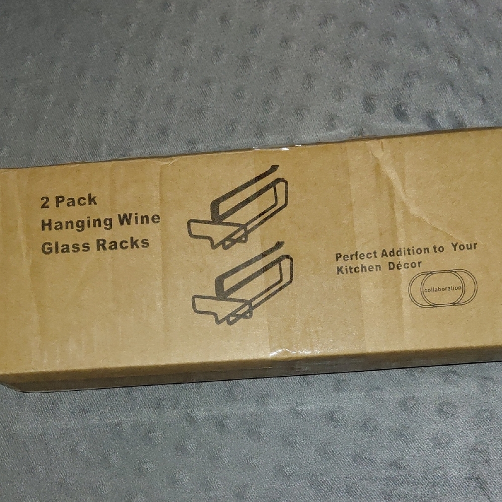 2 Pack Hanging Wine Glass Racks